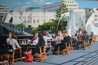 The Tanya Ashken Fountain' by Zad Jabbour (SOLD)