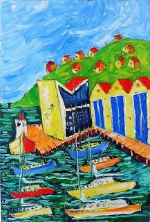 'Lets Climb Rocks' by Vincent Duncan (SOLD)