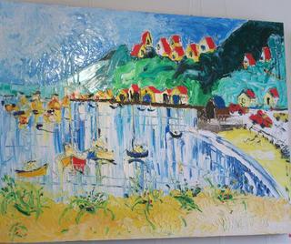 'Evans Bay' by Vincent Duncan (SOLD)