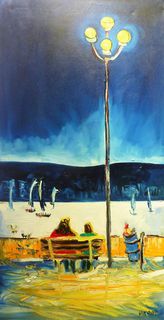 'Evening Friends on the Bay' by Vincent Duncan