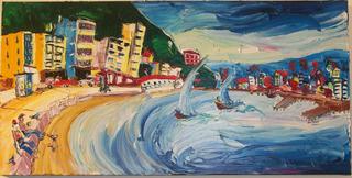 'Sweep of the Bay' by Vincent Duncan (SOLD)