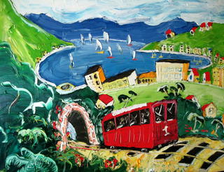 'Yacht Race!' by Vincent Duncan (SOLD)