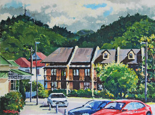 'Townhouses Khandallah' by Phil Dickson
