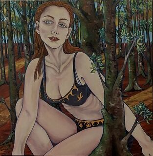 'A Flame in the Forest' by Heimler and Proc (SOLD)