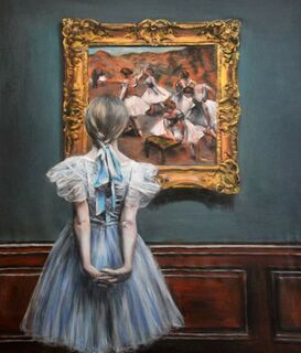 'Watching Degas Dancers' (SOLD)