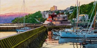 'The Tugboat Cafe' by Ronda Thompson (SOLD)