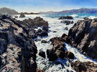 'Early Morning Breaker Bay' by Iwen Yong (SOLD)