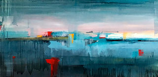 'Horizon with a Little Pink' by Claudia Grutke