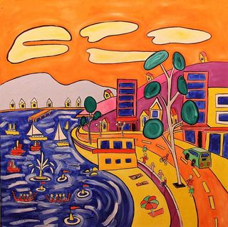 'Summer Oriental Bay' by Vincent Duncan