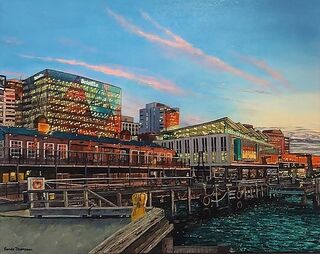 'The Fiery Morning Light' by Ronda Thompson (SOLD)