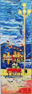'Lovers on the Bay 3' by Vincent Duncan (SOLD)