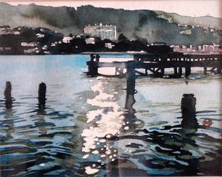 'Evans Bay' by Joy de Geus (SOLD)