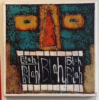 'Playing with Blah' by Paul Vincent (SOLD)