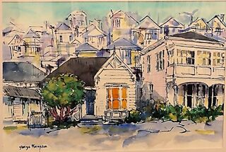 'Prince Street Mt Victoria' by George Thompson