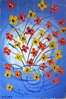 'Floating Flowers 3' by Vincent Duncan