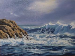 'Wave Break' by Sam Earp (SOLD)