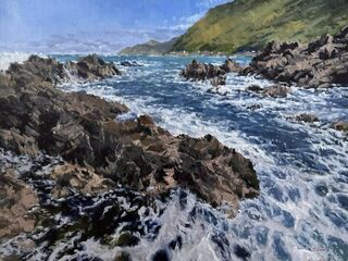 'The Surging Sea' by Iwen Yong (SOLD)