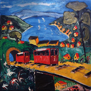 'Funky Cable Car' by Vincent Duncan (SOLD)