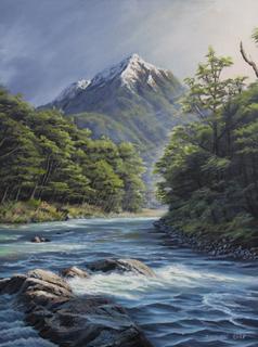 'The Routeburn Track' by Samuel Earp (SOLD)