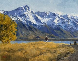 'Mt Sefton' by Iwen Yong (SOLD)