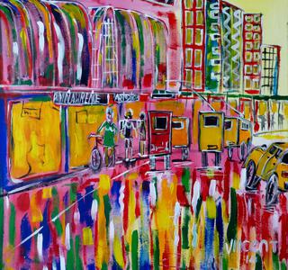 'Lambton Quay' by Vincent Duncan (SOLD)