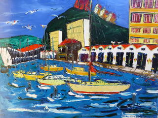 'Chaffers Marina' by Vincent Duncan (SOLD)