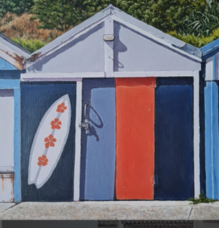 'Boatshed 2' by Jill Sutton (SOLD)