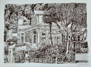 'A Classic Wellington Villa' by Jill Sutton (SOLD)