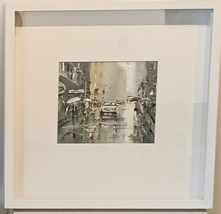 'Down Customhouse Quay' by Dianne Taylor (SOLD)