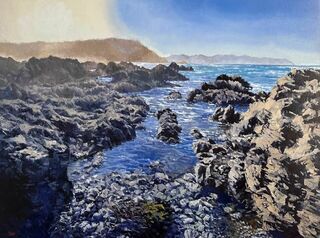 'Owhiro Bay Sunrise' by Iwen Yong (SOLD)