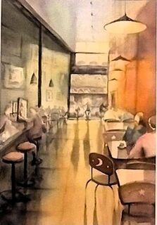 'Midnight Espresso' by Samantha Qiao (SOLD)