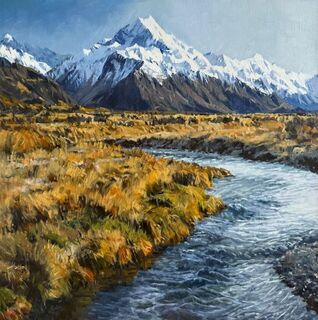'Aoraki Mt Cook' by Iwen Yong (SOLD)