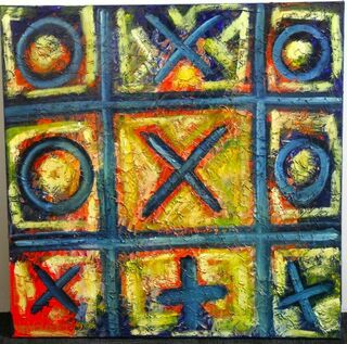 'Life's Naughts and Crosses' by Vincent Duncan (SOLD)