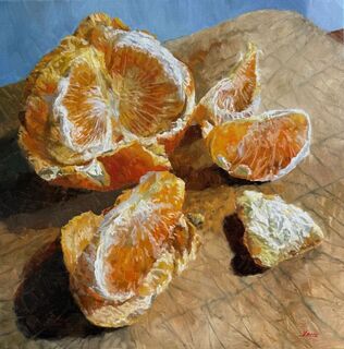 'Orange 1' by Iwen Yong (SOLD)