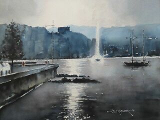 'Oriental Bay' by Dianne Taylor (SOLD)
