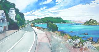 'Island Bay' by Joy de Geus (SOLD)