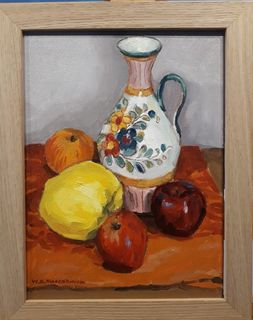 'Quince and Italian Vase' by Bill MacCormick (SOLD)