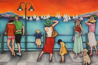 'Regatta' by Lauryne Hart (SOLD)