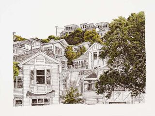 'Summers Day Mt Vic' by Jill Sutton (SOLD)