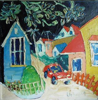 'Thorndon's Ascot Terrace' by Vincent Duncan (SOLD)