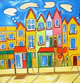 'Tinakori Road' by Vincent Duncan (SOLD)