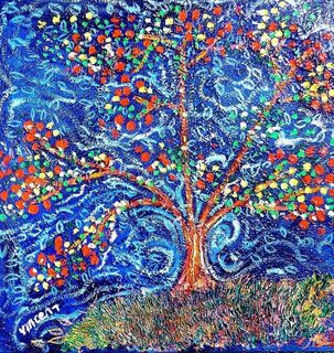 'Our Christmas Tree' by Vincent Duncan (SOLD)