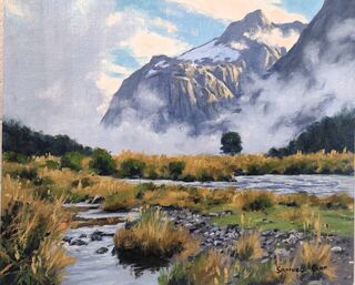 'Misty Mountain - Mt Talbot' by Sam Earp