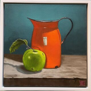 'Jug and Granny Smith' by Jules Crafts (SOLD)