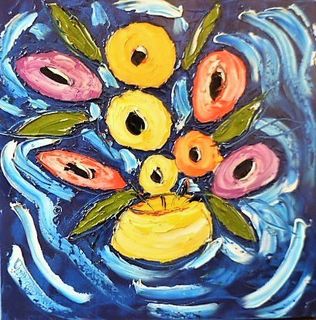 'Floating Flowers' by Vincent Duncan (SOLD)