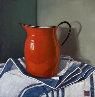'Orange Jug' by Jules Crafts (SOLD)