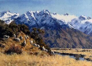 'Southern Alps' by Iwen Yong (SOLD)