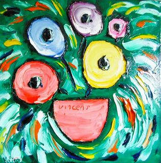 'Floating Flowers' by Vincent Duncan (SOLD)
