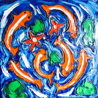 'Goldfish in My Pond' by Vincent Duncan (SOLD)