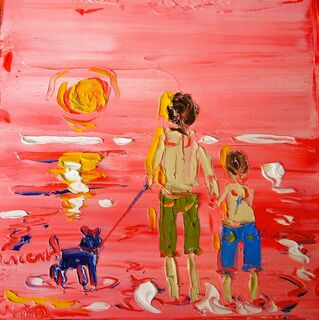'Sunset Together No 2' by Vincent Duncan (SOLD)